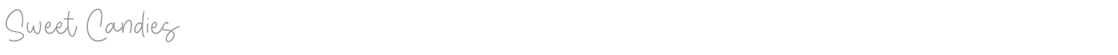 Sweet Candies font preview